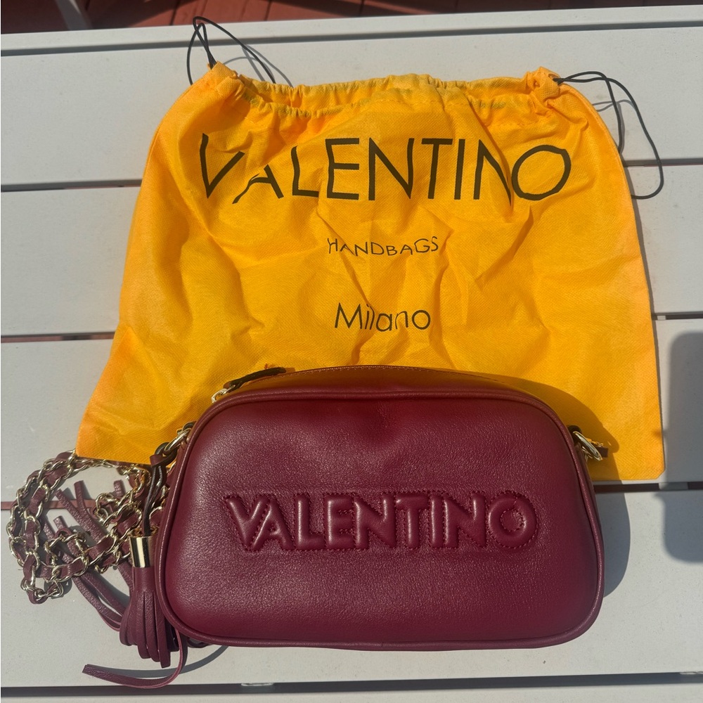 Valentino red cross body bag